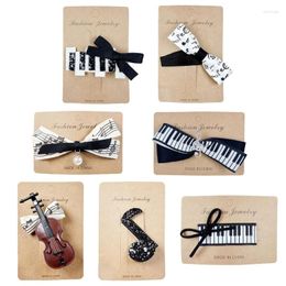 Hair Accessories Hairpin Clips Violin Musical Note Clip For Girls Kids Toddlers Headwear Headdress Barrettes