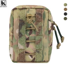 Bags KRYDEX Tactical Vertical GP Pouch General Purpose Utility Pouch Bag Storage Molle Belt System Airsoft Military Accessories