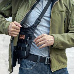 Wallets Underarm Tactical Shoulder Bag Wallet Agent Men Hidden Molle Waist Bag Outdoor Travel Phone Key Anti Theft Pack EDC Tools Pocket