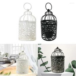 Candle Holders Creative Hollow Birdcage Holder Candlestick For Centrepieces Wedding Party Indoor Metal Material Home Decor