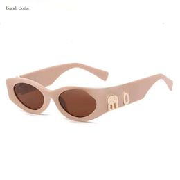 Designer Sunglasses Miuity Miu Sunglasses Personality Mirror Leg Metal Large Letter Design Multicolor Brand Miui Glasses Factory Outlet Promotional Special 16