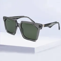 Sunglasses Acetate Fashion Square Men's Optical Glasses Prescription Women Myopia Reading Eyewear Personalized UV400 Sunvisors