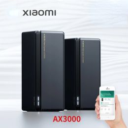 Control Xiaomi Router AX3000 Mesh System WiFi6 2.4G5.0 GHz 5G Modem 2976Mbps OFDMA Access Point Mode Signal Amplifier Range MI Extender