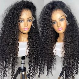13x4 13x6 Deep Wave Lace Front Wig Human Hair Transparent Lace Frontal Wigs for Women Human Hair Wigs PrePlucked Lace Front Wig