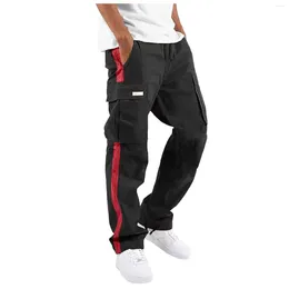 Men's Pants Male Trousers Fashion Mens Slim Fit Straight Leg Black Casual Pencil Jogger Cargo Pantalones Hombre