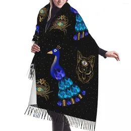 Scarves Personalised Print Nazar Turkey Evil Eye Symbol Amulet Scarf Men Women Winter Warm Fashion Versatile Female Shawls Wraps