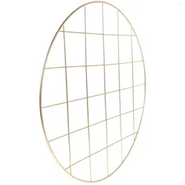 Frames Grid Po Wall Iron Net Adornment Decorations Mount Display Background Stand Frame Hanging Ornament Shelves