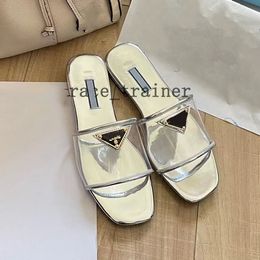 Woman Designer Slides Slipper Black Embroider Mule Sandal Heel Sliders House Slide Summer Leather Slippers Beach Casual Bottom Flip Flops Pool Lady 3.7 04