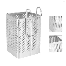 Kitchen Storage Drying Rack Utensil Stainless Steel Box Chopsticks Holder Travel