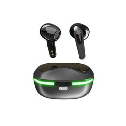 Pro60 Bluetooth Earphones TWS Audifonos LED Breathing Light Noise Cancelling Wireless Earbuds Low Latency Gaming In-ear Headphones