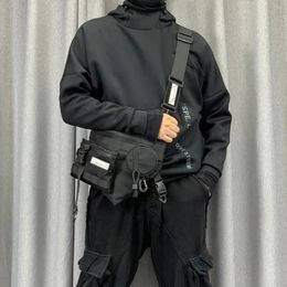 Backpack 2024 Multifunction Detachable Combined Crossbody Bag Men Irregular Design Hip Hop Techwear Single-shoulder