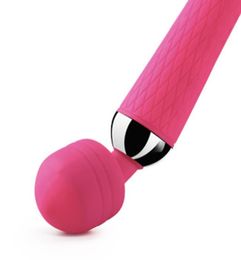Super Powerful Rechargeable Clit Vibrator Massager Wand Adult Sex Toy for Women Y18908047910346