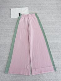 Cashmere wide leg pants are very comfortable to wear close to the body