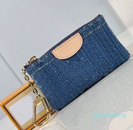 Designer Wallet Denim Key Coin Purse Zipper Long Short Wallets Handbag Blue Classic Bag Ladies Travel Wallet Clutch Purse