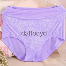 Women's Panties AS07 2021 Mother Underwears Plus Size M-6XL Hight Waist Panties Women Briefs Lace Flower Sexy Lingerie Underwears 240319