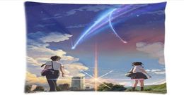 Decorative Kiminonawa Pillowcase YOUR NAME Tachibana Taki Printed Design Miyamizu Mitsuha Custom Rectangle Body Pillow Case4888745