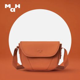 MAH Female Summer Bag Fashion Single Shoulder Messenger Bag Original Niche Japanese Simple Saddle Bag 240313