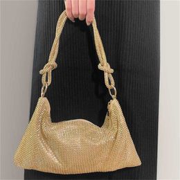 Hip Shoulder Bags Diamond Underarm Designer Handbags Tote Bag Popular Full Handheld Womens Bag 240311