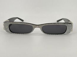 Sunglasses For Women Metal B Retro 0096 Designers Diamond Style Eyewear AntiUltraviolet Full Frame With Box6549997