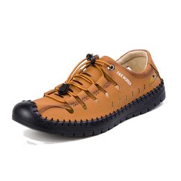 HBP Non-Brand factory best price lightweight black brown men quality sandals summer beach casual shoes sandal man