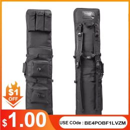 Bags 85 100 120cm Tactical Gun Bag Case Rifle Bag Backpack Sniper Carbine Airsoft Shooting Carry Shoulder Bags Hunting Accessories