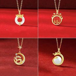 Chinese Style Zodiac Lucky Dragon Necklace Chain