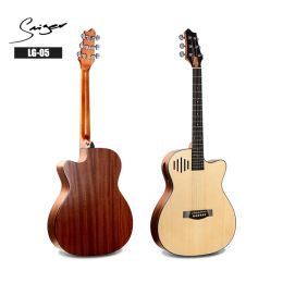 Guitar Guitar Acoustic Electric SteelString Flattop 40 Inches ABody Guitarra 6 Strings Folk Pop Cutaway Spruce Wood Colour Lines