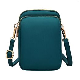 Shoulder Bags Women 3 Layers Oxford Cloth Daily Adjustable Strap Fashion Gift Wallet Purse Phone Bag Single Pouch Crossbody Handbag