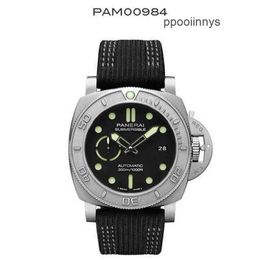 Paneraiss Automatik Herrenuhren Paneraiss Herrenuhr LUMINOR Serie Submersible Sneaking Serie 984 Tauchen Leuchtende Sport Herren Wasserdichte Armbanduhren Edelstahl