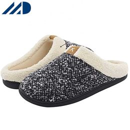 HBP Non-Brand Mens Home Slippers Memory Women Sandals Slipper Home Flat Ladies Shoes Lining Slip On House Shoes Indoor Outdoor