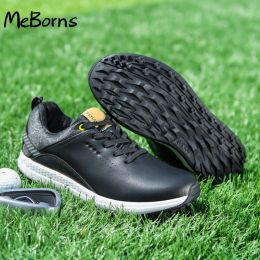 Shoes New Golf Shoes Men Big Size 4047 Golf Wears Outdoor Waterproof Walking Sneakers for Golfers Training Walking Shoes