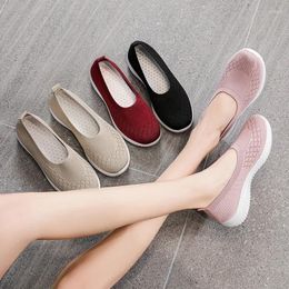 Casual Shoes Summer Women's Fashion Mesh Breathable Comfortable Soft Sole Single Shoe For Women Zapatos Casuales