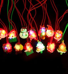 New Year Christmas Light Up Necklace Decoration Bracelets Led Children Gift Christmas Toys For Kids Girls 20225844349