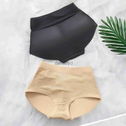 Women's Panties Butt Lifter Body Shaper Panties Seamless Waist Trainer Buttocks Underwear Women Padded Butt Panties Fake Hip Push Up Underpants 240319