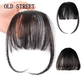 Synthetic Wigs Fake Invisible Synthetic Bangs Front Fringes Clip in Hair pieces Air Bangs Fibre Good Hair Styling Accessories Hairpieces 240328 240327