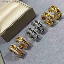 Stud Europe And America Hot Selling Rose Gold Earring WomenS Fashion Brand Luxury Gifts Personality Temperament Banquet High JewelryC24319