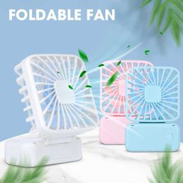 Electric Fans Summer Mini Portable Foldable Farm Fan Rope Large Charging Wind Hanging Neck Student Travel Handheld Desktop Small Electric Fan 240319