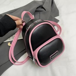 School Bags Korean Fashion Women's Backpack 2024 Spring Summer Cute Versatile Backpacks Student Simple Texture Mini Shoulder