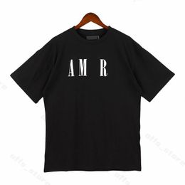 Amirs Fashion man T shirt summer womens designers tshirts tops letter print short sleeved sweatshirt tee shirts pullover Pattern T-shirt
