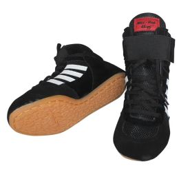 Shoes Authentic Wrestling Shoes High Boxing Shoes Cow Muscle Outsole Breathable Wrestling Sneakers For Men And Women 3546