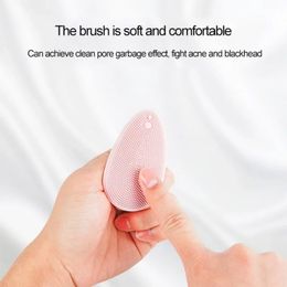 new Silicone Cleansing Brush Deep Pore Skin Care Facial Scrub Cleansing Tool Mini Soft Exfoliating Beauty Cleanse Facial Wash Brush for Deep