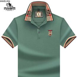 Designer Short Sleeves Legendary Paul Counter Brand Mens Summer Short Sleeved T-shirt Fashion Light Business Polo Shirt Men {category}