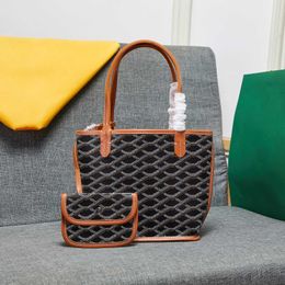 Goyatd Bag Designer Handbag Luxury Double Sided Tote Goyarf Bag Womens Mini Leather Tote Shopping Bag Goyyard Bag Beach Bag Hanging Bag Beach Bag Wallet Luxury 232