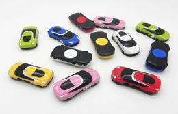 5pcslot Portable MP3 Player With TF Card Slot Electronic Products Sport Mini Car Model MP3 Music MP3 ONLY Can Use As USB4080254