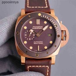 Paneraiss Herren-Armbanduhren, automatische Schweizer Uhr, superleuchtende, wasserdichte Herren-Armbanduhren, Edelstahl, automatisch, hochwertig, WN-7W64