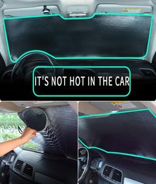 Car Sunshade Sun Shades For Windshield Rear Foldable Cover Front Reflective Shade Suns Block Cars Window Auto Accessories2468929