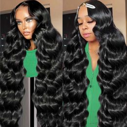 Synthetic Wigs Cosdelu Transparent Body Wave 13x6 Hd Lace Front Human Hair Wig Brazilian Remy 250 density 13x4 Frontal Wigs For Women 240328 240327