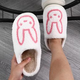 Slippers Winter Women'S Shoes Indoor House Cotton Warm And Velvet Anti Slip