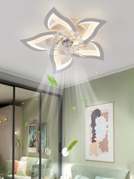 Modern Ceiling Fan with Led Light for Living Room Bedroom Dining Lights Torch Multipoin Ventilador Ceilings Fans Lighting9231300