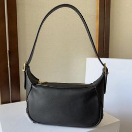 Duffel Bags Mini Soft Leather Underarm Package Lady Elegant Fashion Handbags Concise Leisure Commute Single Shoulder Bag Cross Body
